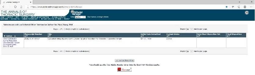 重磅！國際頂級期刊《胸外科年鑒》接受我院心臟外科首創(chuàng)技術(shù)